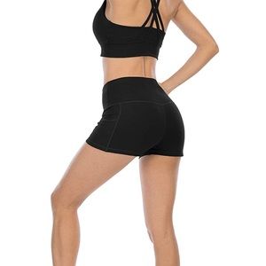 High Waisted Yoga Shorts